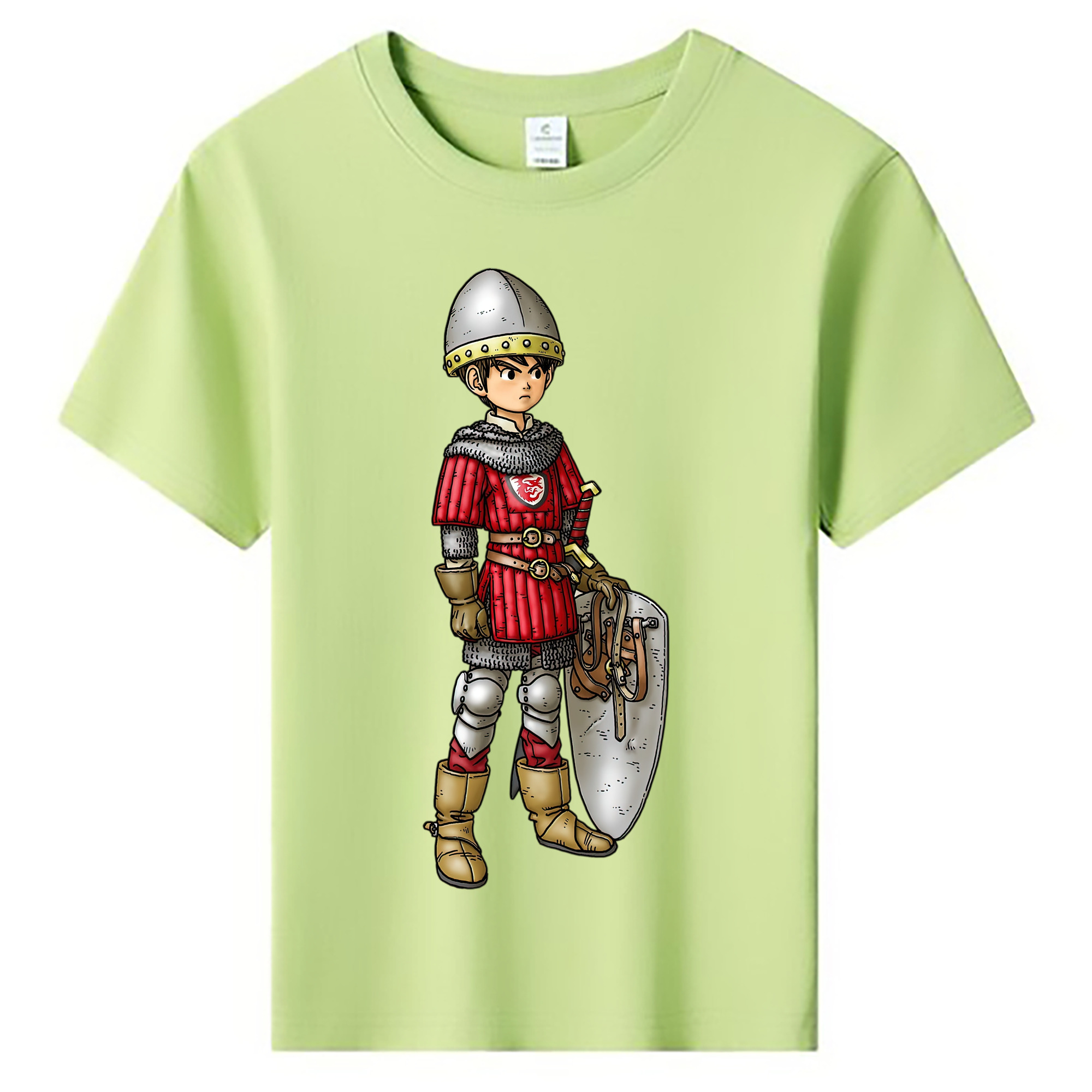 （画像用） ドラゴンクエスト Doragon Kuesuto Dragon Quest 綿100％キッズTシャツ（フロントプリント）